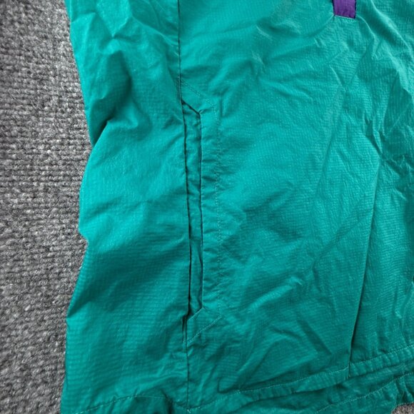Patagonia Houdini Lightweight Snap Jacket Packable Small Purple Green Nylon - Picture 9 of 14